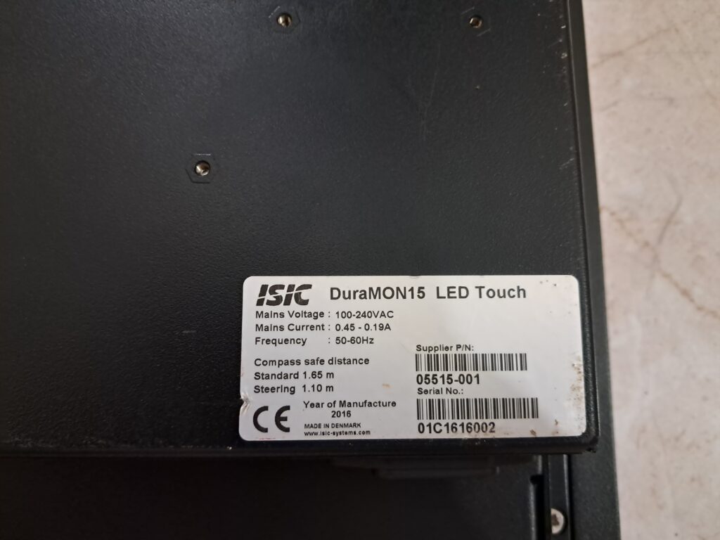 ISIC DuraMON 15 LED Touch Monitor