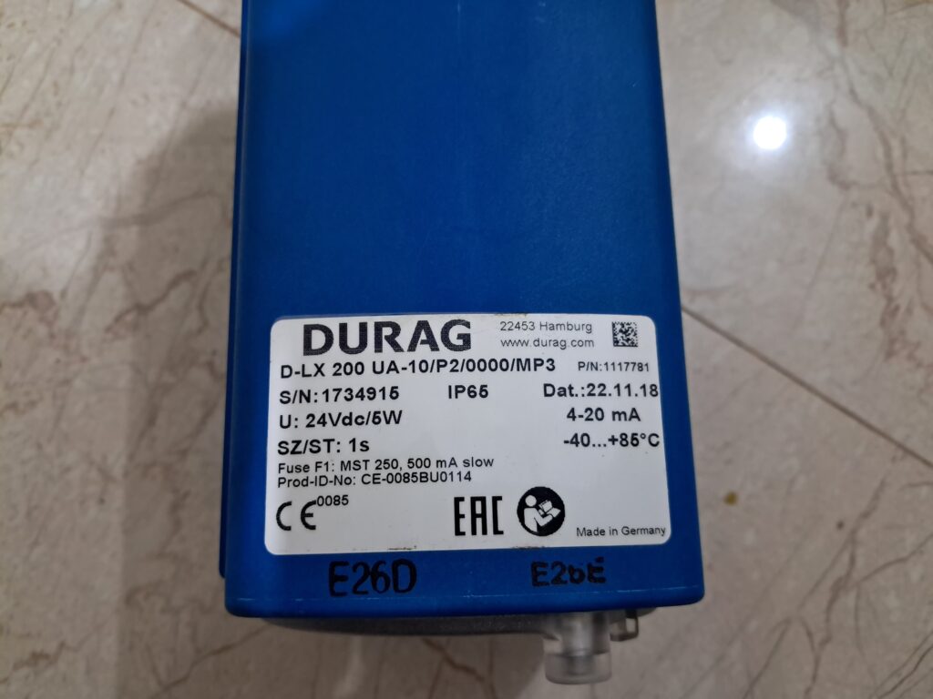 Durag D-LX 200 UA-10/P2/0000/MP3 FLAME MONITOR