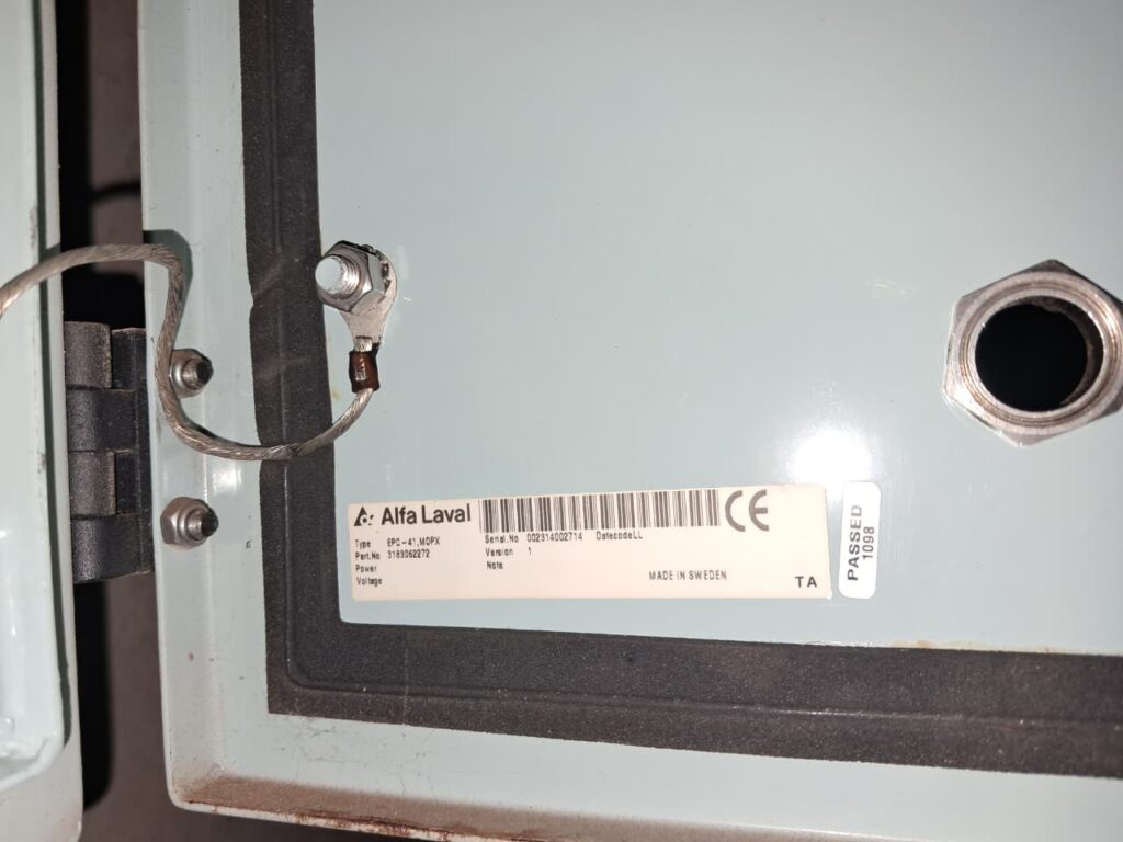 Alfa Laval EPC 41 MOPX Control Panel 
