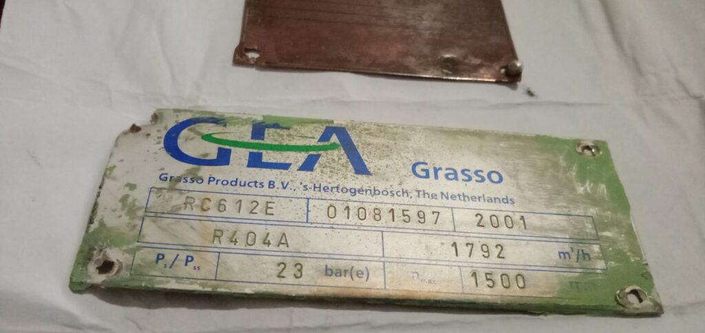 Grasso RC612E Compressor