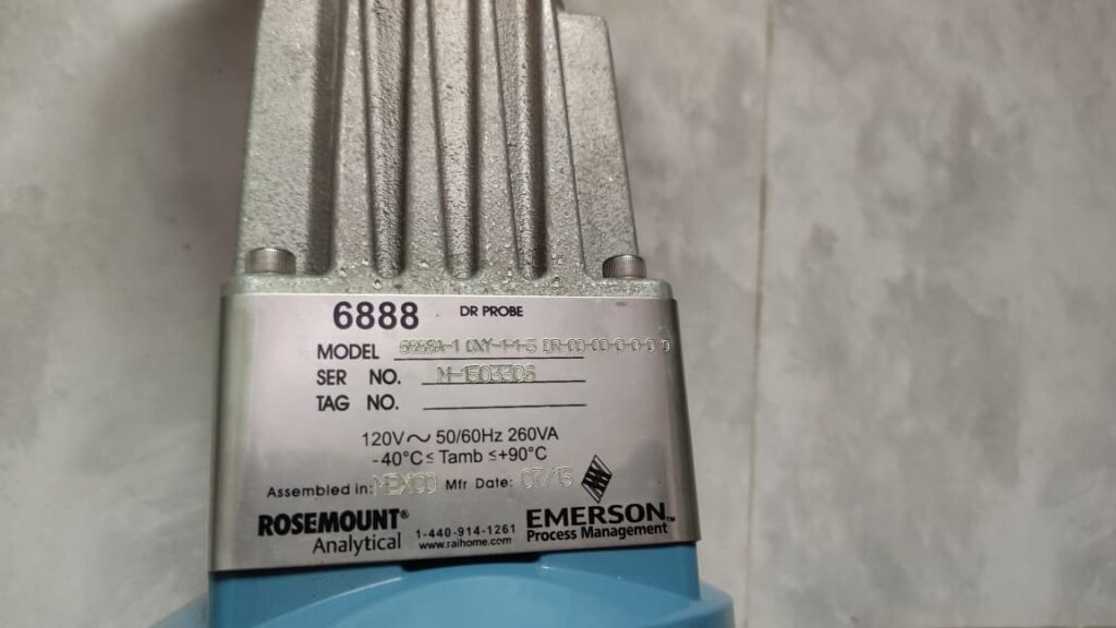 Rosemount 6888A DR PROBE OXYGEN ANALYZER