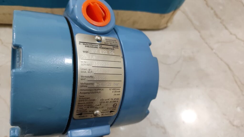 Rosemount 1151 GP7 E22 D6 Pressure Transmitter 