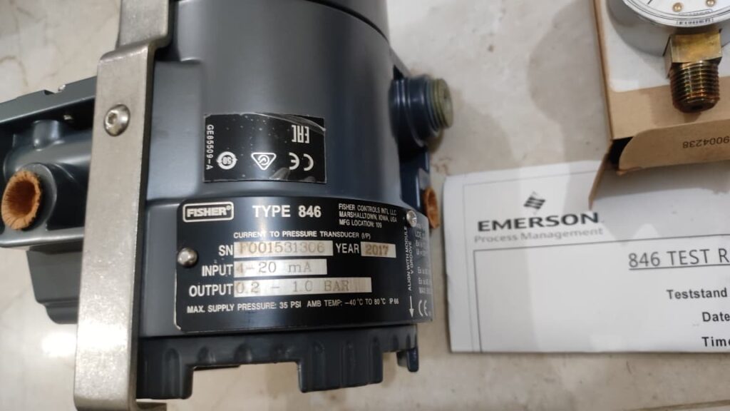 Fisher 846 IP Transducer