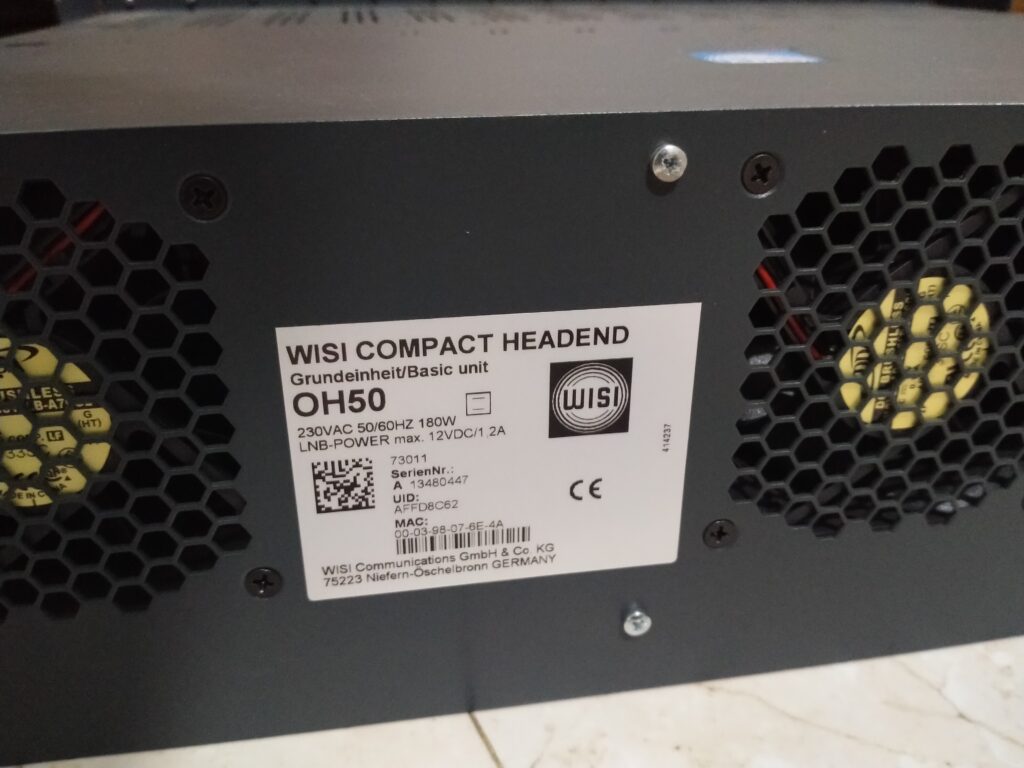 WISI OH50 COMPACT HEADEND 