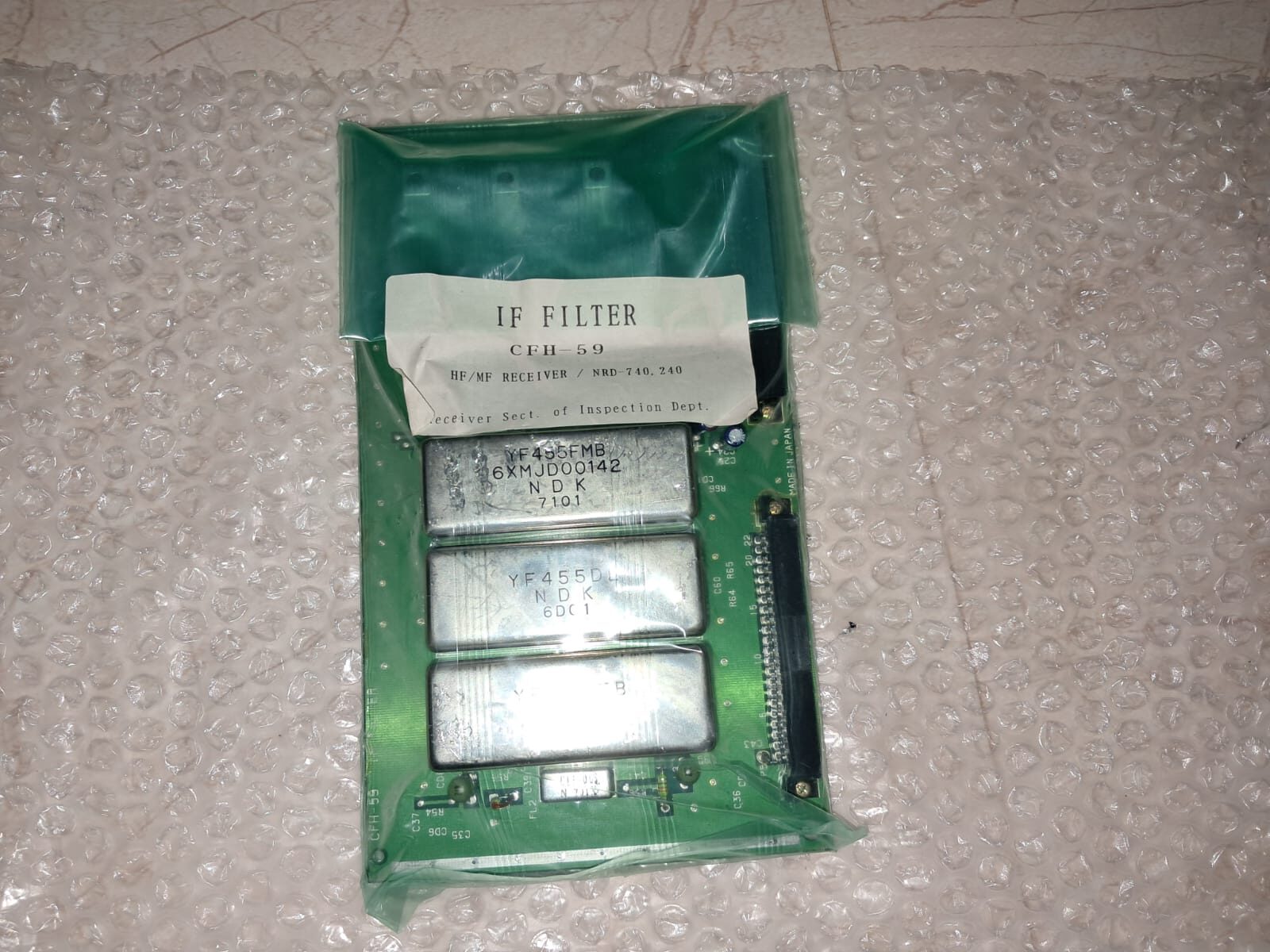 CFH-59 IF FILTER Circuit Board