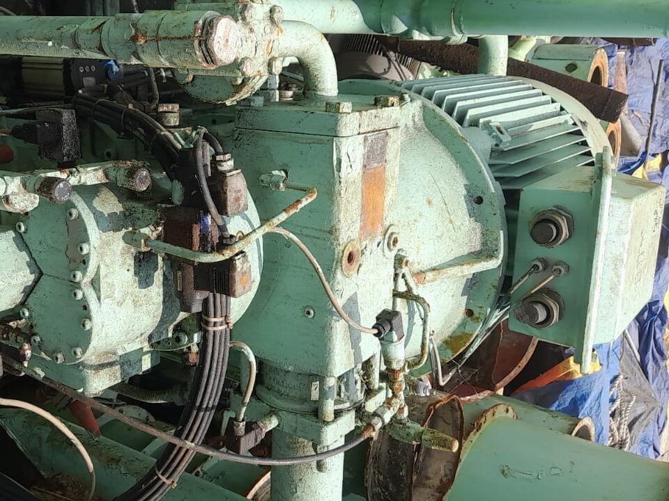 Sabroe XJF-120L Industrial Open-Type Screw Refrigeration Compressor Unit
