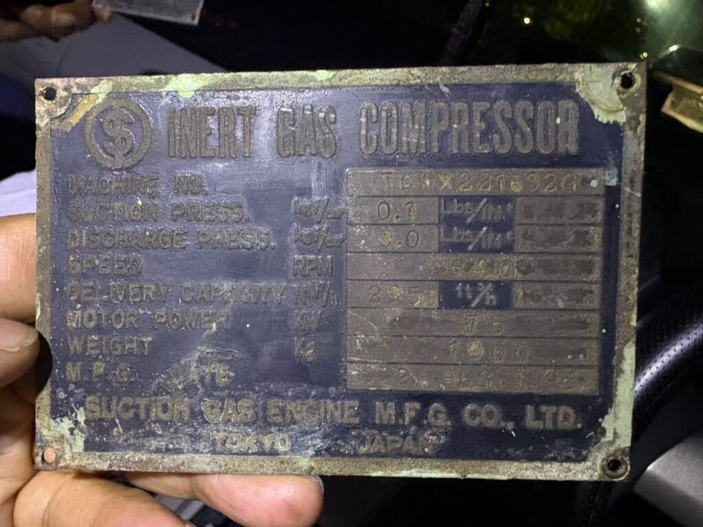 TCWX22 Series Inert Gas Compressor – Suction Gas Engine